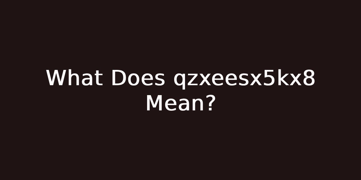 qzxeesx5kx8