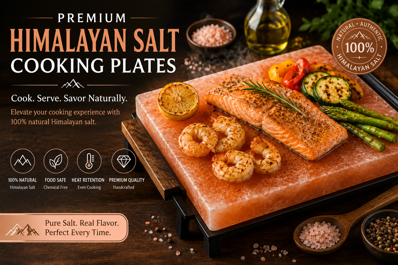 himalia salt cooking plats
